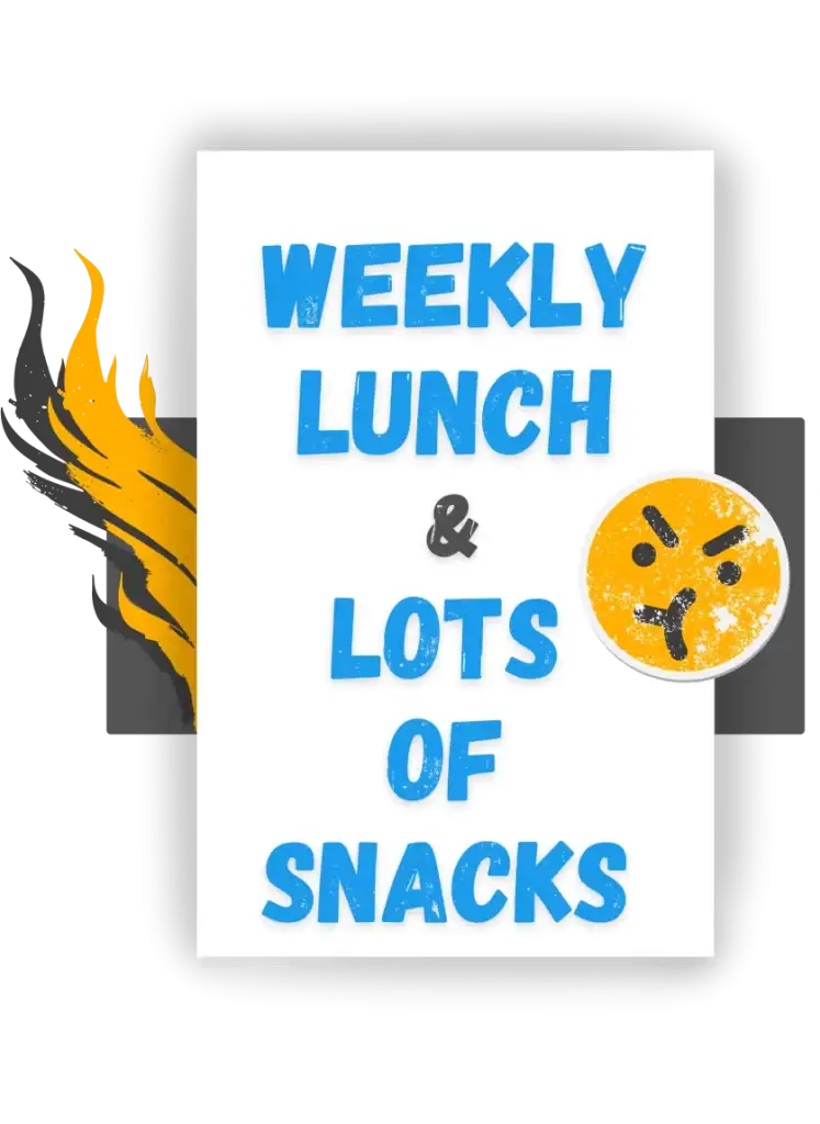 Weekly team lunches and office snacks provided by Paragon Accounting